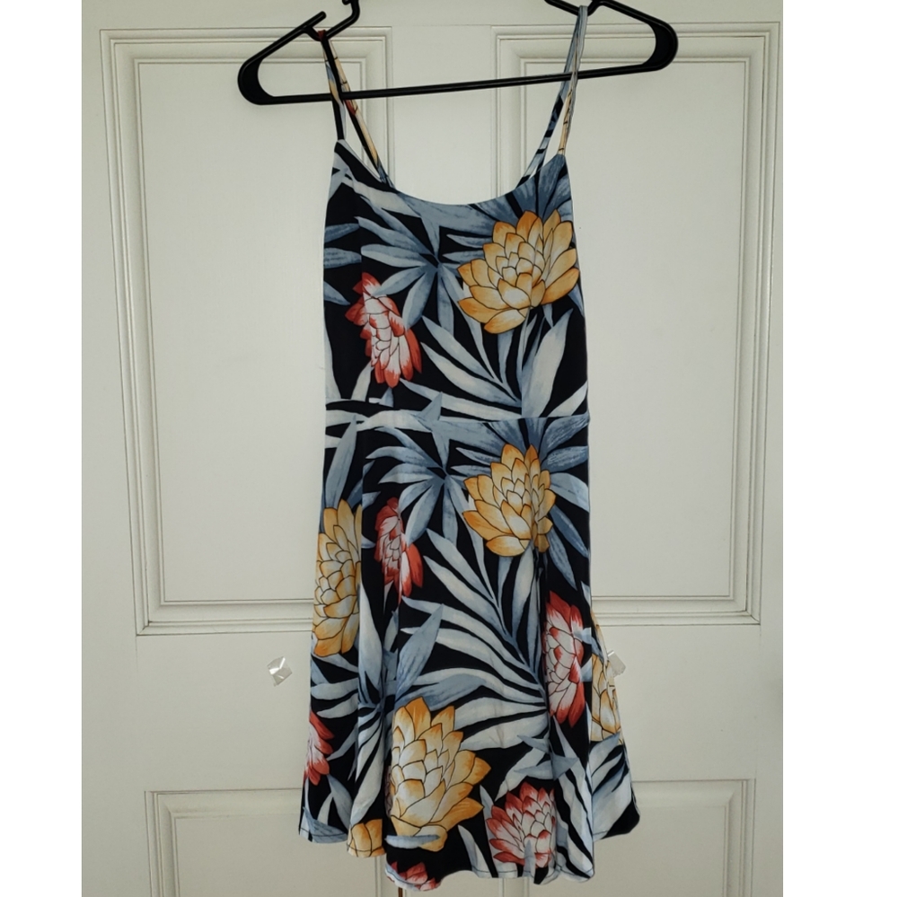 Forever 21 fit & flare floral mini dress